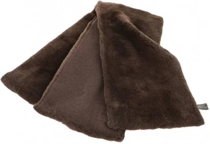 Hermès Vintage Pre-owned Cashmere scarves Bruin Dames