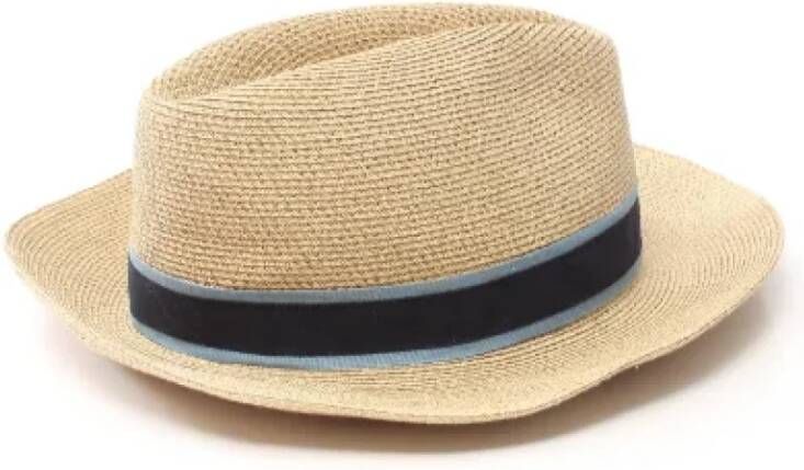 Hermès Vintage Pre-owned Cotton hats Beige Dames