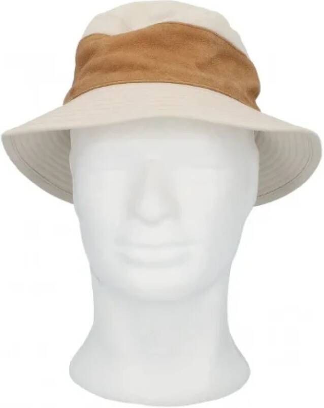 Hermès Vintage Pre-owned Cotton hats Beige Dames
