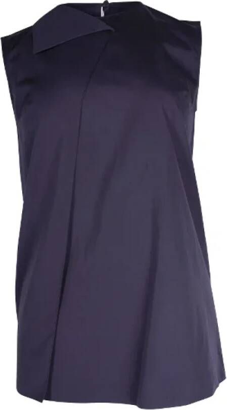 Hermès Vintage Pre-owned Cotton tops Purple Dames