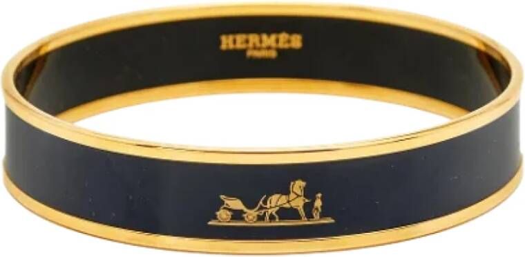 Hermès Vintage Pre-owned Fabric bracelets Yellow Dames