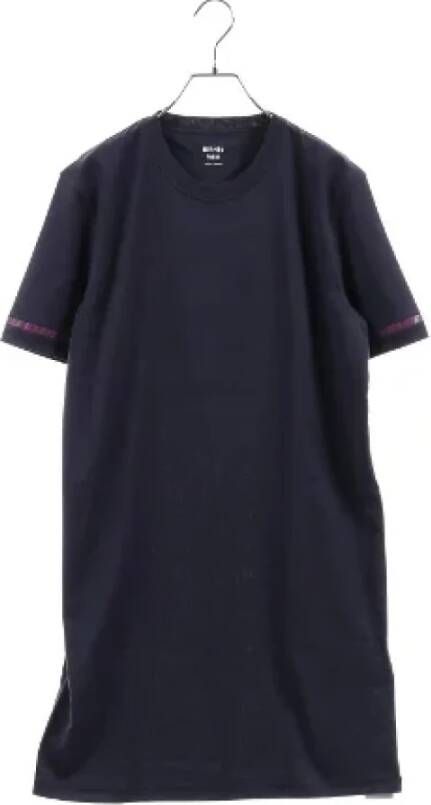 Hermès Vintage Pre-owned Fabric dresses Blauw Dames