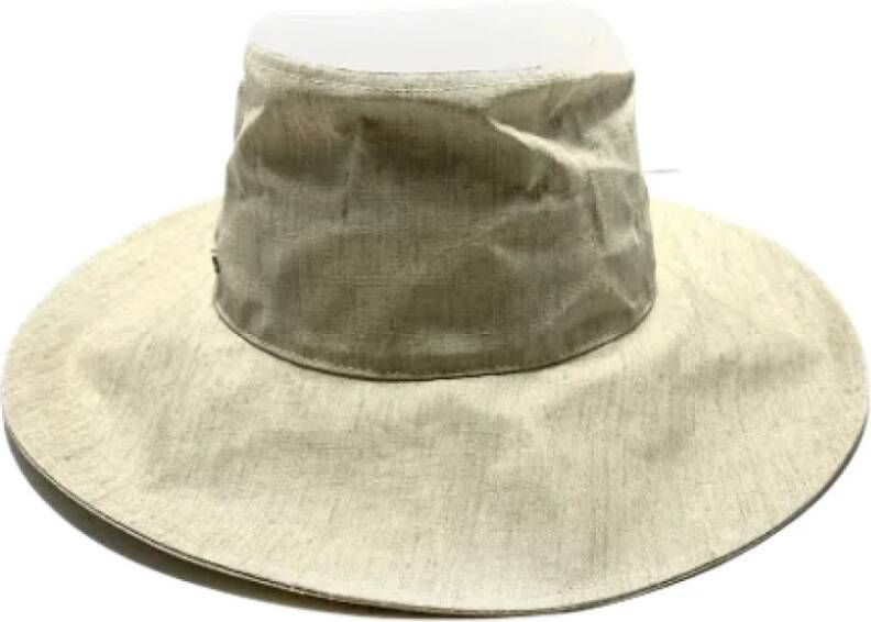 Hermès Vintage Pre-owned Fabric hats Beige Unisex