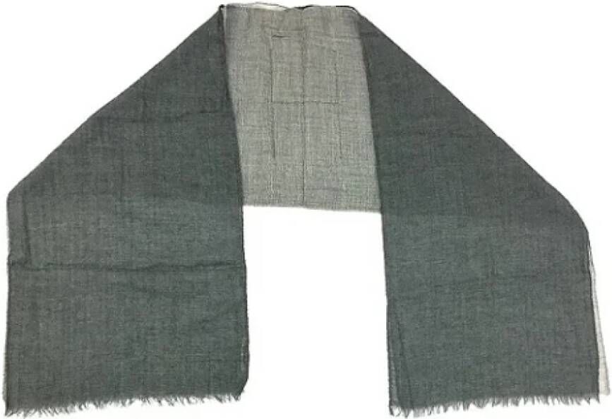 Hermès Vintage Pre-owned Fabric scarves Grijs Dames