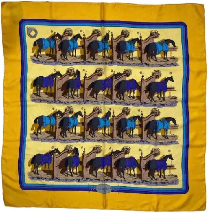Hermès Vintage Pre-owned Fabric scarves Meerkleurig Dames