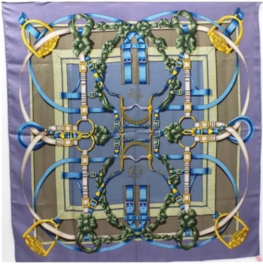 Hermès Vintage Pre-owned Fabric scarves Meerkleurig Dames