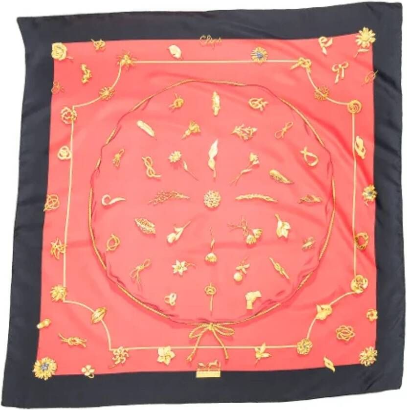 Hermès Vintage Pre-owned Fabric scarves Meerkleurig Dames
