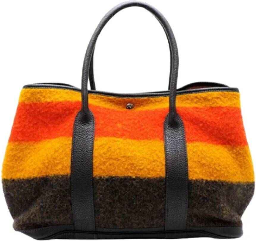 Hermès Vintage Pre-owned Fabric totes Oranje Dames