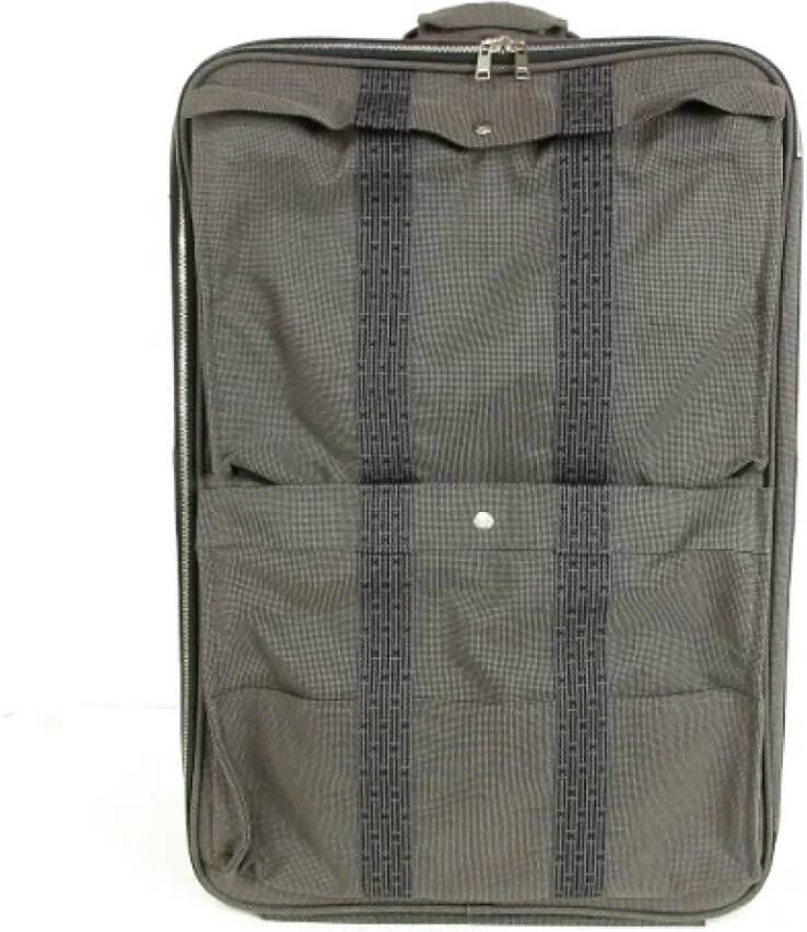 Hermès Vintage Pre-owned Fabric travel-bags Grijs Dames