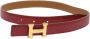 Hermès Vintage Pre-owned Leather belts Rood Dames - Thumbnail 1