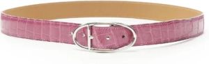 Hermès Vintage Pre-owned Leather belts Roze Dames