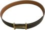 Hermès Vintage Pre-owned Leather belts Zwart Dames - Thumbnail 1