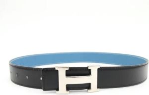 Hermès Vintage Pre-owned Leather belts Zwart Dames