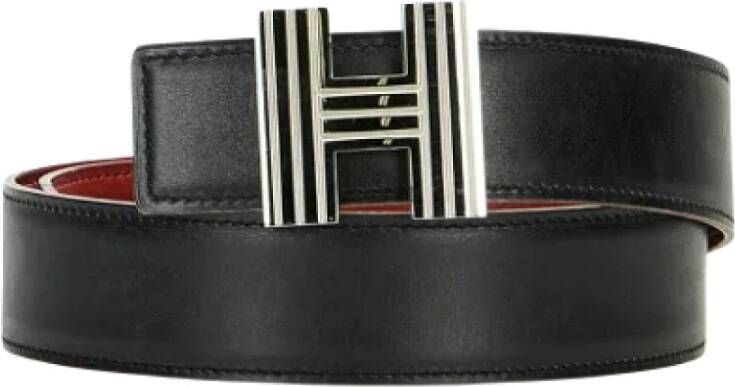 Hermès Vintage Pre-owned Leather belts Zwart Dames