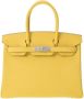 Hermès Vintage Pre-owned Leather handbags Yellow Dames - Thumbnail 1