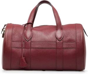 Hermès Vintage Pre-owned Leather handbags Rood Dames