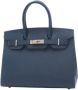 Hermès Vintage Pre-owned Leather hermes-bags Blauw Dames - Thumbnail 1