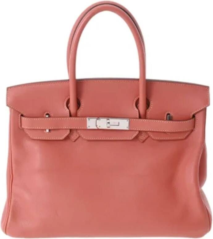 Hermès Vintage Pre-owned Leather hermes-bags Roze Dames