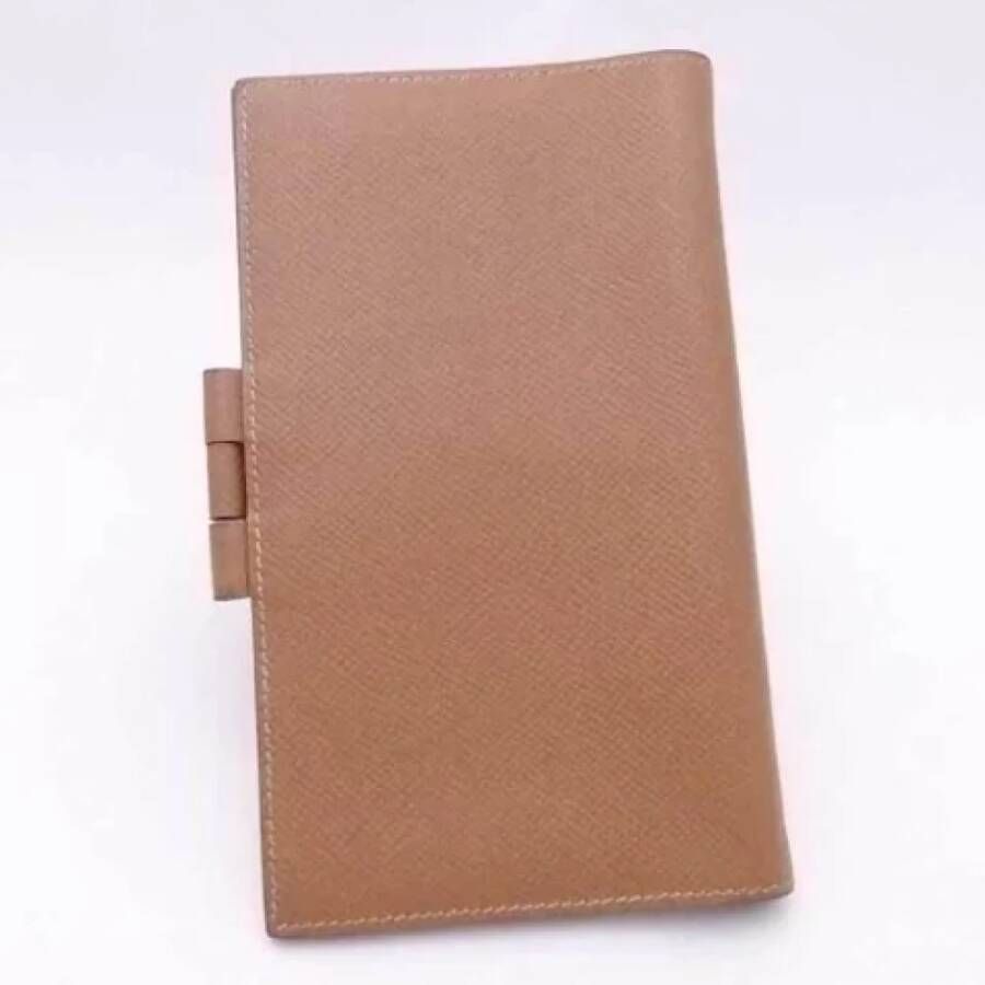 Hermès Vintage Pre-owned Leather home-office Bruin Dames