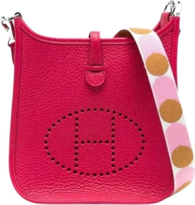 Hermès Vintage Pre-owned Leather shoulder-bags Roze Dames