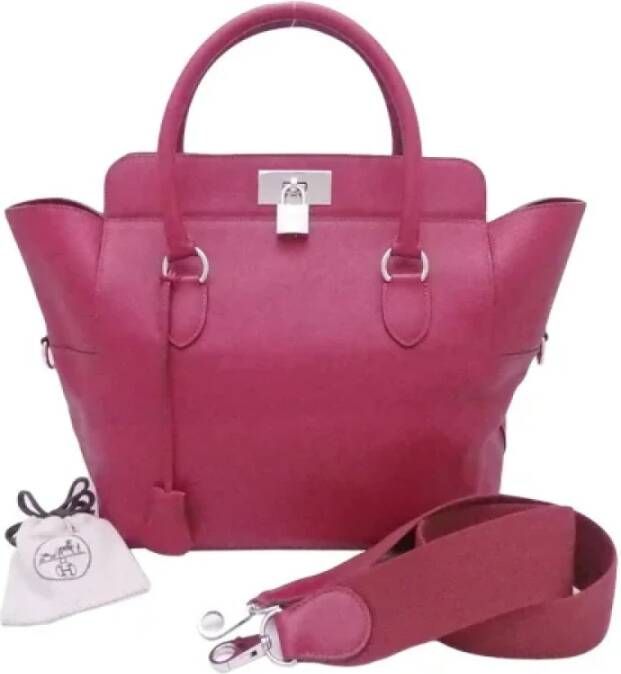 Hermès Vintage Pre-owned Leather shoulder-bags Roze Dames