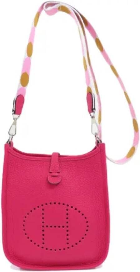 Hermès Vintage Pre-owned Leather shoulder-bags Roze Dames