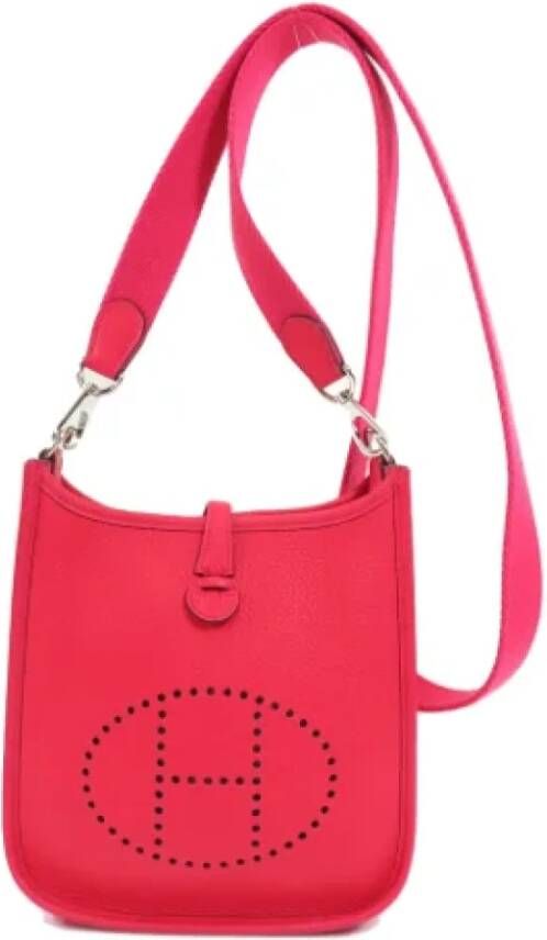 Hermès Vintage Pre-owned Leather shoulder-bags Roze Dames