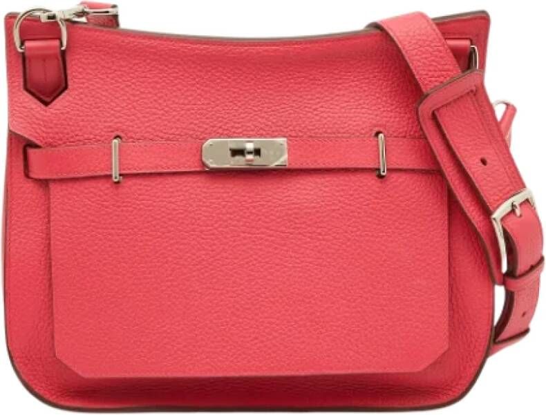 Hermès Vintage Pre-owned Leather shoulder-bags Roze Dames