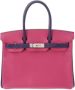Hermès Vintage Pre-owned Leather shoulder-bags Roze Dames - Thumbnail 1