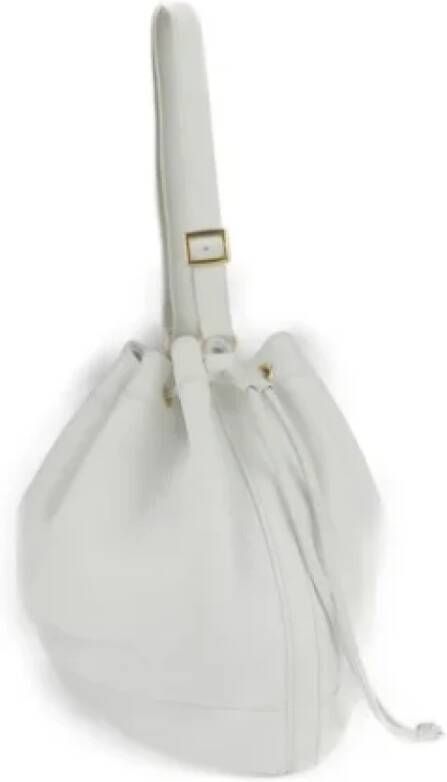 Hermès Vintage Pre-owned Leather shoulder-bags White Dames