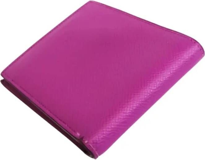 Hermès Vintage Pre-owned Leather wallets Purple Dames