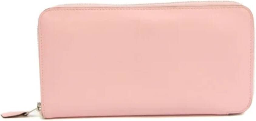 Hermès Vintage Pre-owned Leather wallets Roze Dames