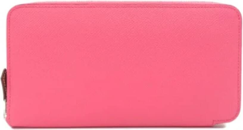 Hermès Vintage Pre-owned Leather wallets Roze Dames