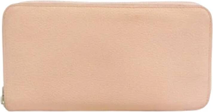 Hermès Vintage Pre-owned Leather wallets Roze Dames