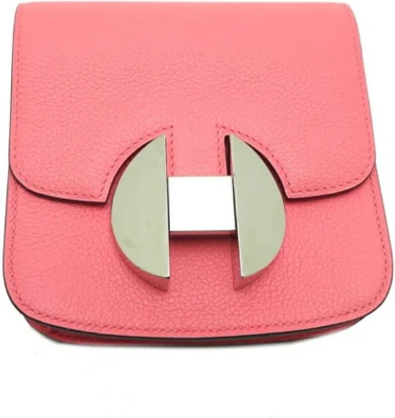 Hermès Vintage Pre-owned Leather wallets Roze Dames