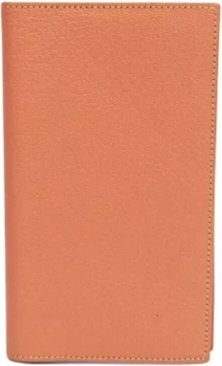 Hermès Vintage Pre-owned Leather wallets Roze Dames