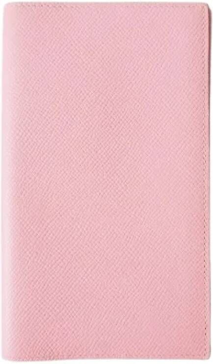 Hermès Vintage Pre-owned Leather wallets Roze Dames