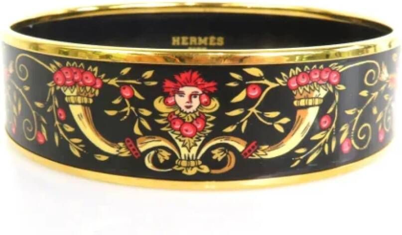 Hermès Vintage Pre-owned Metal bracelets Zwart Dames
