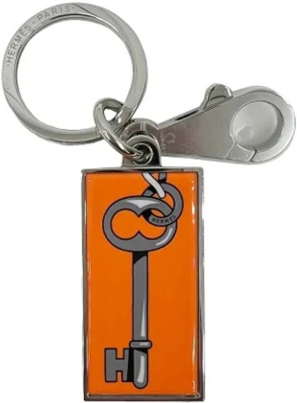 Hermès Vintage Pre-owned Metal key-holders Oranje Dames