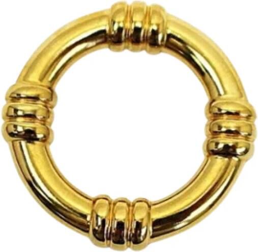 Hermès Vintage Pre-owned Metal rings Yellow Dames