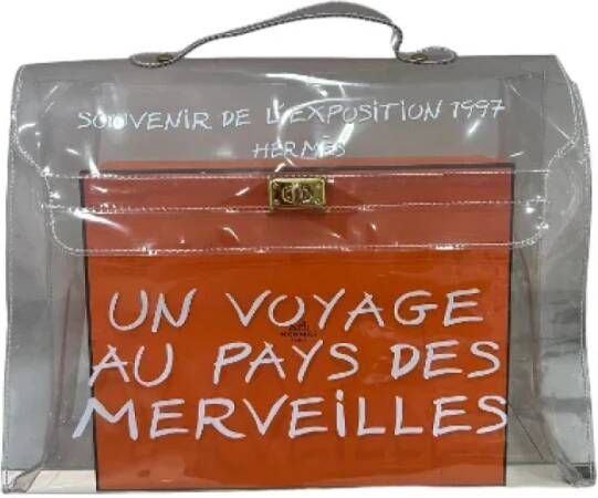 Hermès Vintage Pre-owned Plastic handbags White Dames