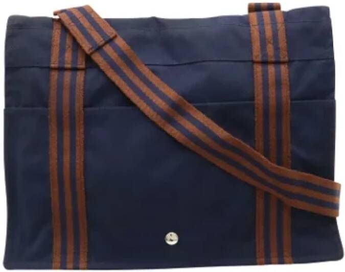 Hermès Vintage Pre-owned Shoulder Bags Blauw Dames