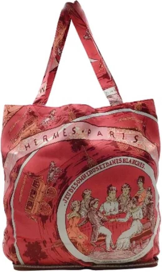 Hermès Vintage Pre-owned Silk handbags Roze Dames