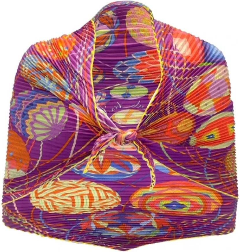Hermès Vintage Pre-owned Silk scarves Paars Dames