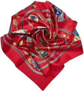 Hermès Vintage Pre-owned Silk scarves Rood Dames
