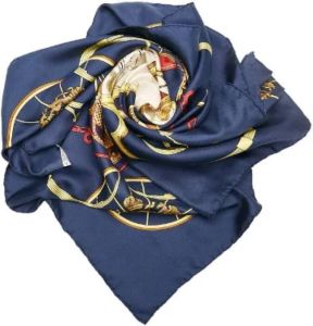 Hermès Vintage Pre-owned Silk scarves Zwart Dames