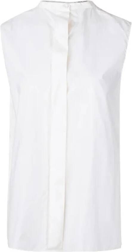 Hermès Vintage Pre-owned Silk tops White Dames