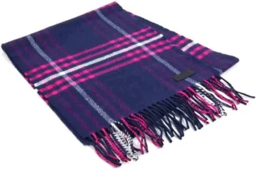 Hermès Vintage Pre-owned Wool scarves Purple Dames
