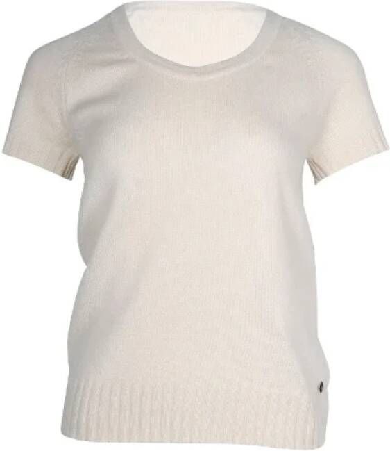 Hermès Vintage Pre-owned Wool tops White Dames