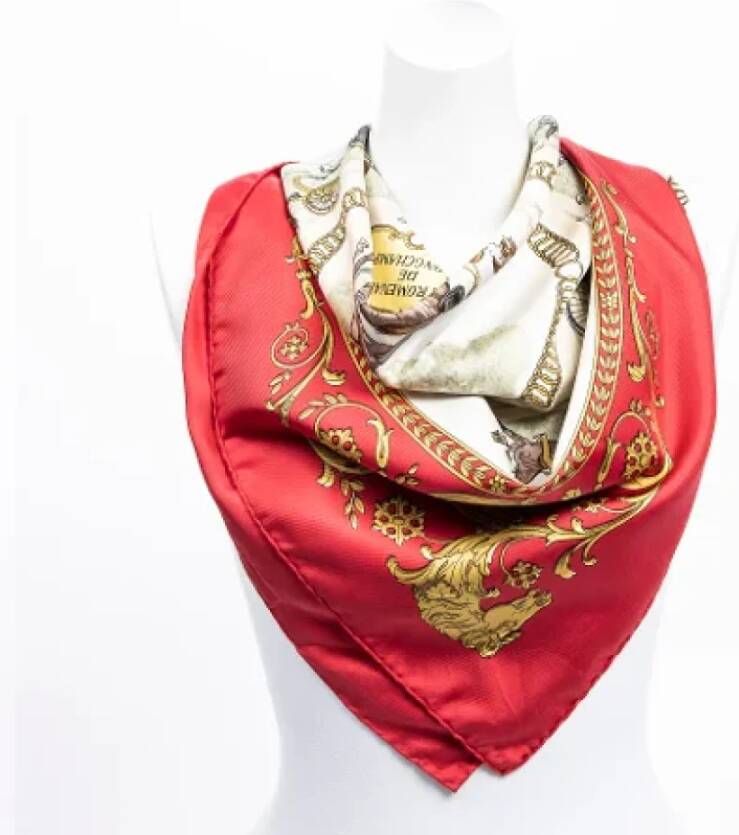 Hermès Vintage Pre-ownedOtherScarves Rood Dames